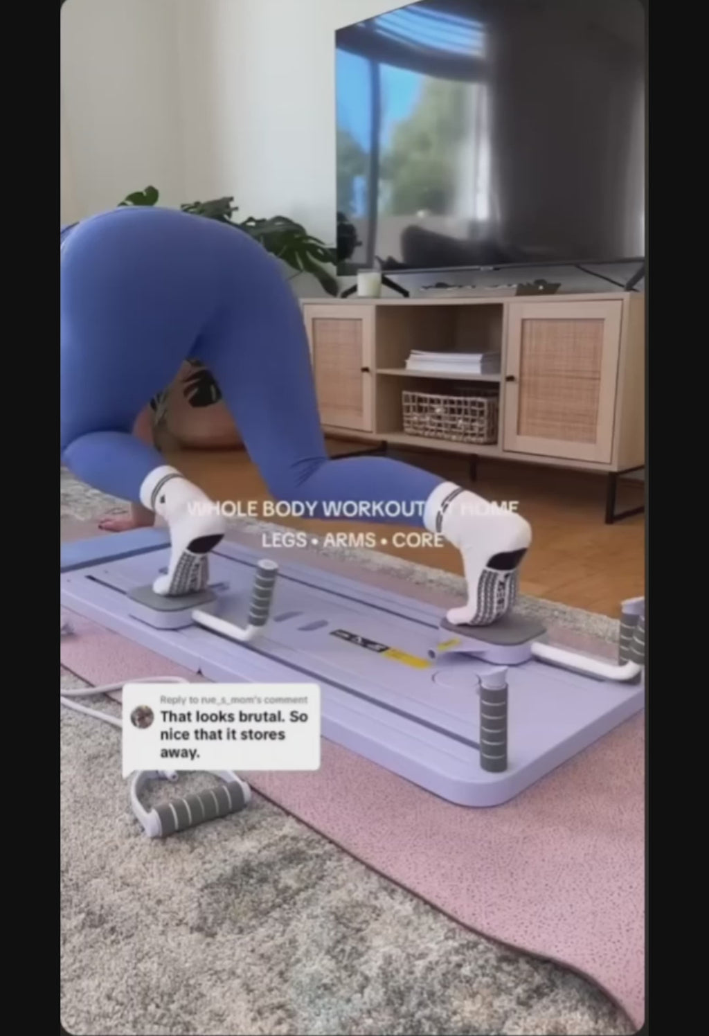 Compact Pilates Sliding Board